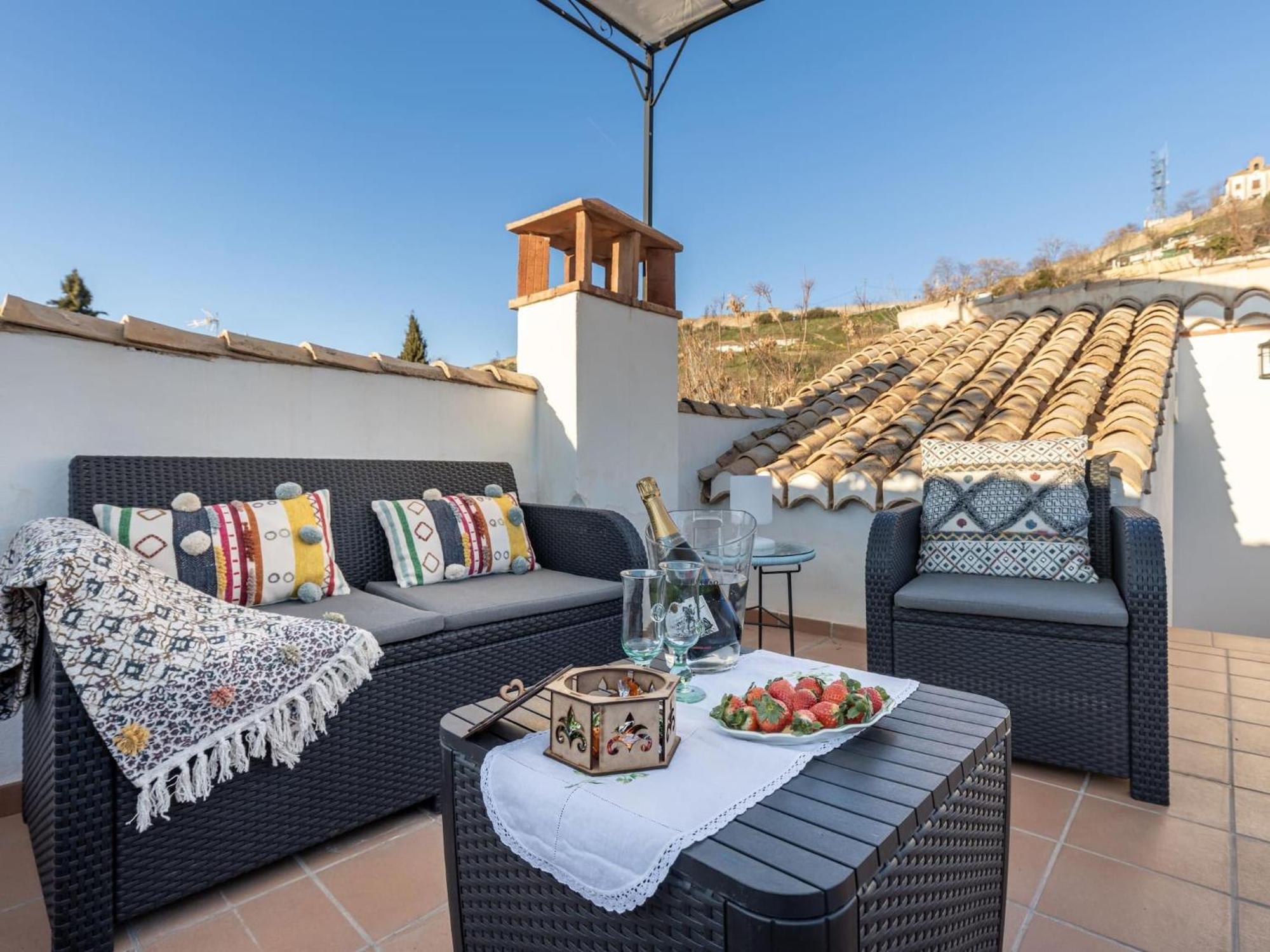 Luxury Alhambra Penthouse Collection Sacromonte Villa Granada Exterior photo